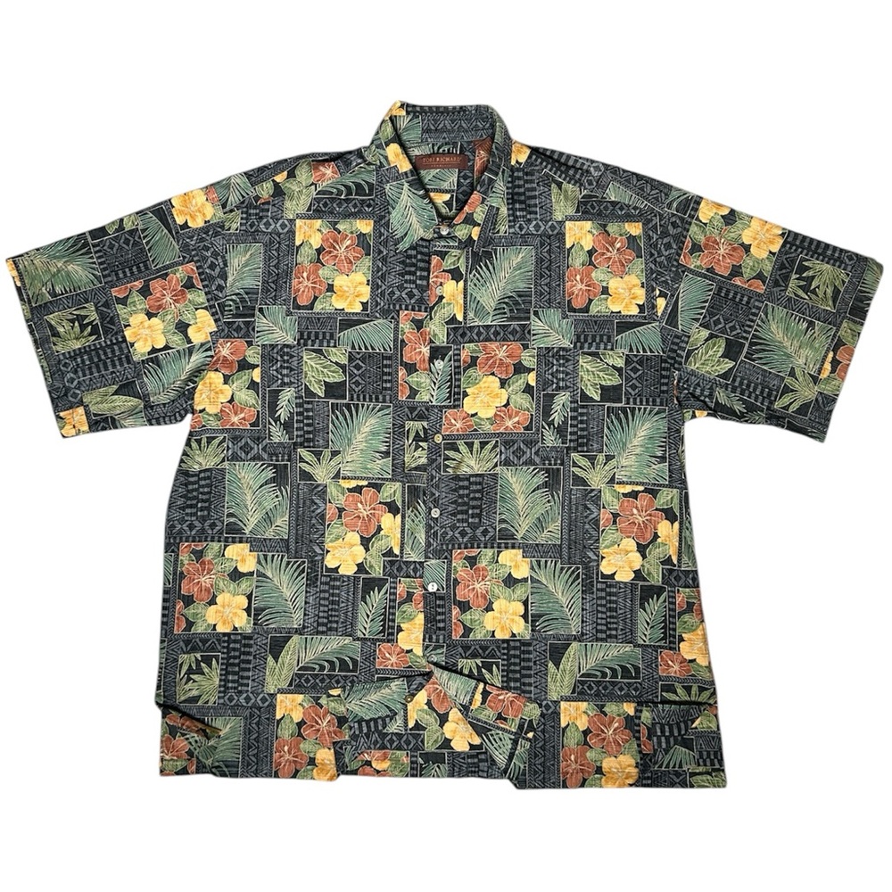 Vintage Hawaiian Shirt TORI RICHARD Aloha Button
Down Shirt Island Floral Sz 2XL